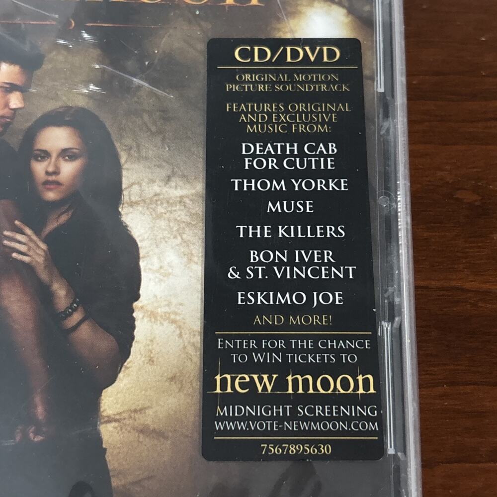 Twilight New Moon Movie Soundtrack CD Plus DVD New Sealed - Picture 6 of 8